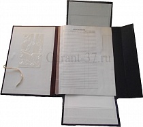 Папка с мягкой шпацией